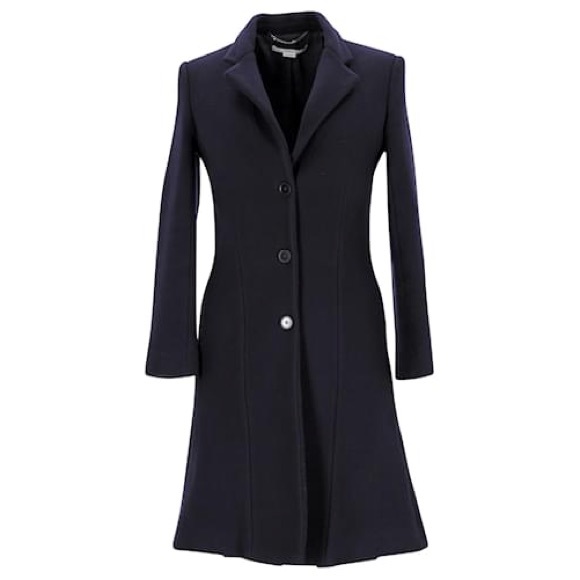 Stella McCartney Katie Wool Twill Coat IT36 - Picture 1 of 9